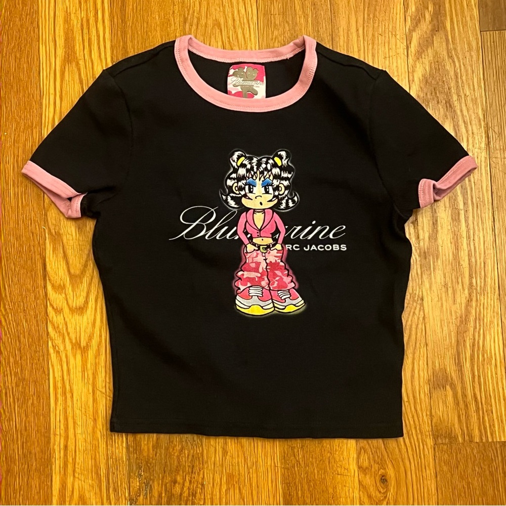 Heaven by Marc Jacobs X Blumarine cropped baby tee
